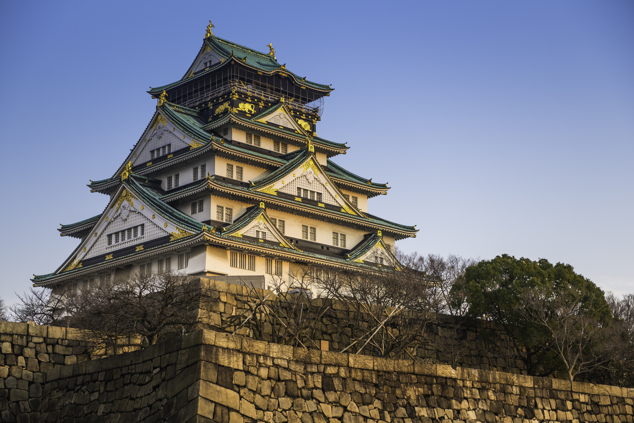 Osaka Castle Japan real Shogun era historical site set-jetting travel agent